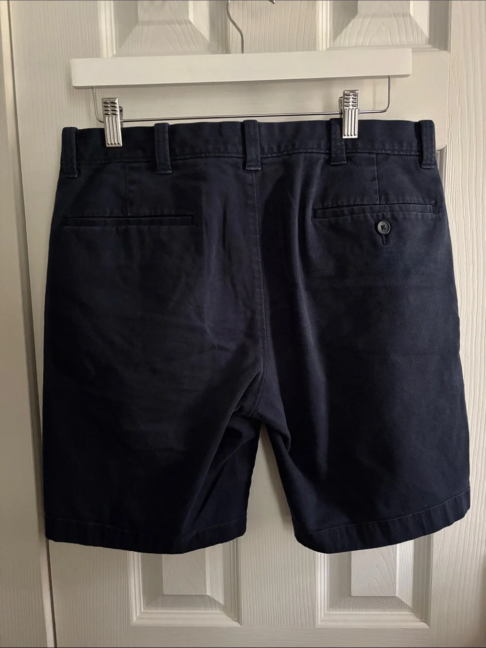 J. Crew Men’s Navy Flat-Front Chino Shorts